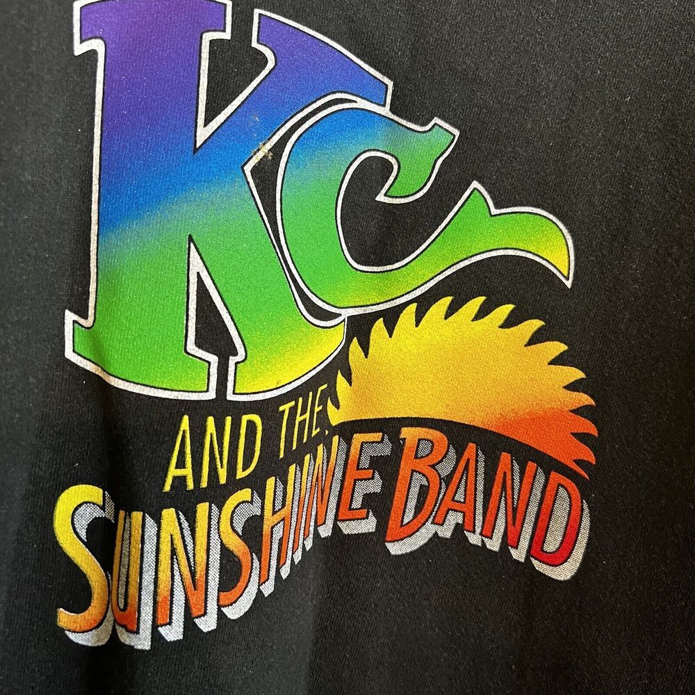 KC And The Sunshine‎ Band Classic Crewneck Sweatshirt XXL 2XL Black Unisex